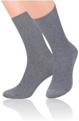 Steven Sosete bumbac unisex, fara compresie, Steven S018-GRIM, gri melange (Culoare: Gri, Marime: 39-42) (24409)