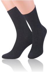 Steven Sosete bumbac unisex, fara compresie, Steven S018-GRAFM, grafit melange (Culoare: Grafit, Marime: 35-38) (24411)
