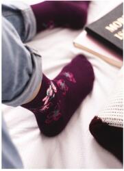 Steven Sosete dama cu model floral - Steven S099-531D, burgund (Marime: 38-40, Culoare: Burgundy) (24164)