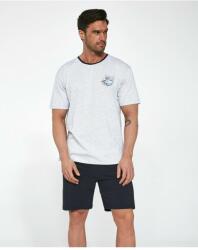 Cornette Pijama barbati, 100% bumbac, Cornette M471-110 (Culoare: Gri, Marime: L) (28105)