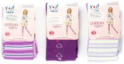 YO Club Dresuri din bumbac colorate pentru fete RA03G (Culoare: Multicolor, Marime: 104-110) (7740)