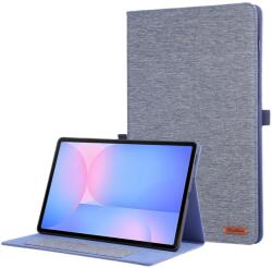 FABRIC Flip tok Samsung Galaxy Tab S10 FE+ készülékhez, kék