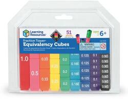 Learning Resources Tanuld a törteket - Fraction Tower Equivalency Cubes (LER2509)