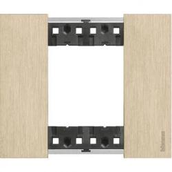Legrand Rama, ornament, modulara, 2, module, Auriu, Bticino, Living, Now, KA4802ZW (KA4802ZW)