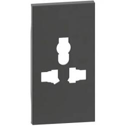 Legrand Placa, Modulara, pentru, priza, multistandard, Negru, Bticino, Living, Now, KG59 (KG59)
