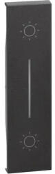 Legrand Placa, Modulara, pentru, dubla, Buton, cu, revenire, 1M, Negru, Bticino, Living, Now, KG05L (KG05L)