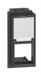 Legrand Placa, Modulara, pentru, priza, RJ, 45, 1M, Keystone, Negru, Bticino, Living, Now, KG07K (KG07K)