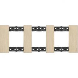 Legrand Rama, ornament, modulara, 2+2+2, module, Auriu, Bticino, Living, Now, KA4802M3ZW (KA4802M3ZW)