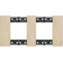 Legrand Rama, ornament, modulara, 2+2, module, Auriu, Bticino, Living, Now, KA4802M2ZW (KA4802M2ZW)