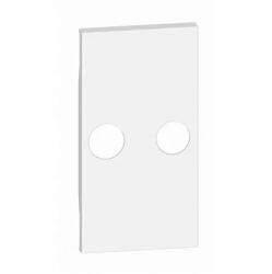 Legrand Placa, Modulara, pentru, 2, iesiri, 2m, (TV+spia), Alb, Bticino, Living, Now, KW25M2 (KW25M2)