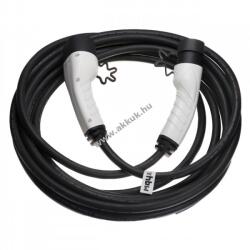 VHBW Töltőkábel elektromos autó, plug-in hibrid, type2 csatlakozó, 3 fázisú, 16A, 11KW, 10m
