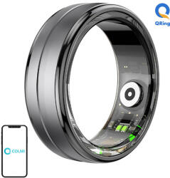  Okosgyűrű Colmi R06 Bt. 5.0 pulzus alvás véroxigénszint stressz szint figyelő 21 sport mód 19.8MM 10 - Fekete-1 (R06 Black 10)