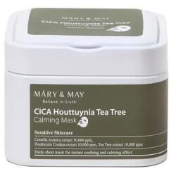 Mary & May Mască calmantă cu Cica, Houttuynia și Tea Tree, Mary & May, 30 buc Masca de fata