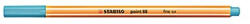 STABILO Tűfilc, 0, 4 mm, STABILO Point 88, azúrkék (TST88571)