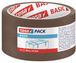 tesa Csomagolószalag, 45 mm x 40 m, TESA "tesapack® Basic", barna (TE58575) - hezi