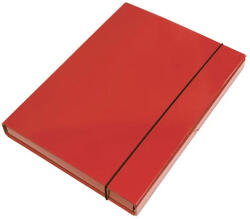 Optima Füzetbox OPTIMA A4 3 cm-es gerinccel piros (15-0010004)