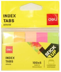 Deli Jelölőcímke DELI 50x15mm NEON (MA-DEA11402)