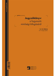 Hezi Nyomtatvány, jegyzőkönyv a fogyasztó minőségi kifogásáról, 25x3, A4, álló, PD, B. 13-233/2014 (B-13-233-2014)