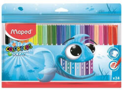Maped Filctoll készlet, 2 mm, kimosható, MAPED Color'Peps Ocean, 24 különböző szín (IMA845722)