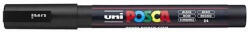 uni Dekormarker, 0, 9-1, 3 mm, UNI Posca PC-3M , fekete (TUPC3MF)