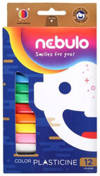 Nebulo Gyurma NEBULO színes 12 színű készlet 200 gr (15-00138)