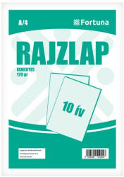 Fortuna Rajzlap famentes FORTUNA A4 120 gr 10 ív/csomag (01-02527)