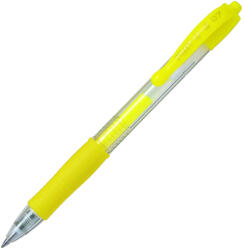 Pilot Zseléstoll, 0, 37 mm, nyomógombos, PILOT G-2 Neon , sárga (PG2N7S)