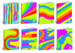 BLASETTI Spirálfüzet, A4, vonalas, 60 lap, BLASETTI One Color Fantafluo (152050123)