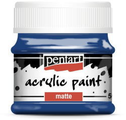 Pentart Akrilfesték, matt, Pentart, 50 ml, sötétkék (PC1307)