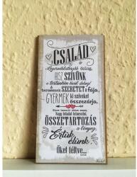 Fa mágnes-Család - Ajándék ötlet családtagoknak (HFD007)