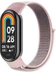 Beline NylonLoop szíj Xiaomi Mi Band 9/8 - rózsaszín