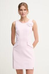 Elisabetta Franchi ruha rózsaszín, mini, testhezálló, AB77351E2 - rózsaszín 34