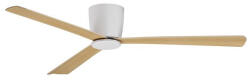 Nova Luce Ventilator de tavan cu telecomanda design modern DELL alb/lemn (NVL-9952335)