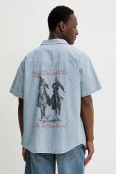 Levi's pamut ing galléros, relaxed - kék S