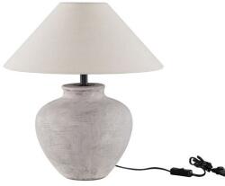 Nova Luce Veioza decorativa, Ceramica, Tesatura, Alb, LUPE (NVL-9620178)