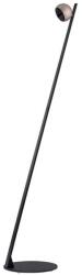 Nova Luce Lampadar/Lampa de podea LED stil minimalist LUSA negru/cafeniu (NVL-9088124)