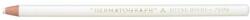 uni Jelölőceruza, UNI, Dermatograph, fehér (TU7600FEH12)
