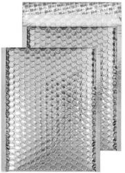 BLAKE Légpárnás tasak, C5+, 250×180 mm, BLAKE, fényes ezüst (BMBS250) - irodasziget