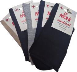 MONI Női gumi nélküli zokni 5 pár | 5 színű csomag | Török minőség