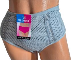 Medoosi Magas derekú női pamut bugyi 95% pamut - pöttyös mintás - XL-3XL