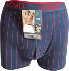 Uomo Férfi kényelmes pamut csíkos boxer