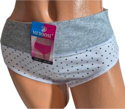 Medoosi Magas derekú pöttyös női bugyi 95% pamut | XL-3XL