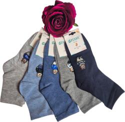 Pesail Kisfiú zokni, maci mintás, 5 pár/csomag