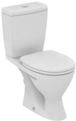 Ideal Standard Set Vas WC cu bideu pe pardoseala cu rezervor aparent si capac Ideal Standard Eurovit 35x63 cm evacuare orizontala (W330201)
