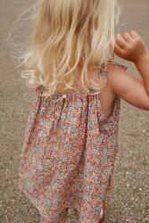 Konges Sløjd gyerek pamutruha PACEY STRAP DRESS GOTS rózsaszín, mini, oversize, KS101007 - rózsaszín 98