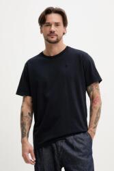 Superdry pamut póló sötétkék, férfi, sima, M1012208A-JVH - sötétkék L