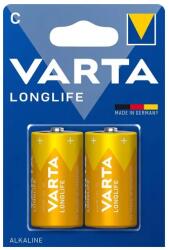 VARTA Longlife R14 C (LR14) 1, 5V alkáli elem 2 db bliszter (50905)
