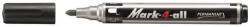 STABILO Alkoholos marker, 1, 5-2, 5 mm, kúpos, STABILO Mark-4-all, fekete (TST651461) - hezi