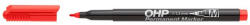 ICO Alkoholos marker, OHP, 1-1, 5 mm, M, ICO, piros (TICOHPMP) - hezi