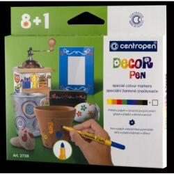 Centropen akril markerek készlet 2738 8+1 (8595013631690)